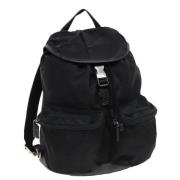 Pre-owned Nylon backpacks Prada Vintage , Black , Dames