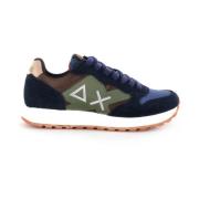 Bicolor Sneakers Stijlvol Ontwerp Sun68 , Blue , Heren