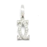 Pre-owned White Gold necklaces Cartier Vintage , Gray , Dames