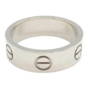 Pre-owned White Gold rings Cartier Vintage , Gray , Dames