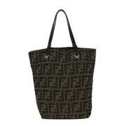 Pre-owned Canvas fendi-bags Fendi Vintage , Black , Dames