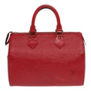 Pre-owned Leather louis-vuitton-bags Louis Vuitton Vintage , Red , Dam...