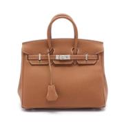 Pre-owned Leather handbags Hermès Vintage , Brown , Dames