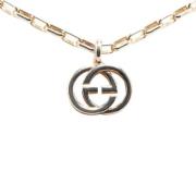 Pre-owned Silver necklaces Gucci Vintage , Yellow , Dames