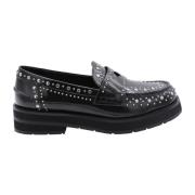 Houten Schildpad Loafers voor Vrouwen Bibi Lou , Black , Dames