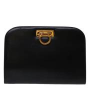 Pre-owned Leather crossbody-bags Salvatore Ferragamo Pre-owned , Black...