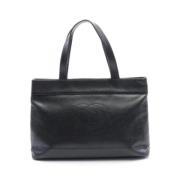 Pre-owned Leather chanel-bags Chanel Vintage , Black , Dames