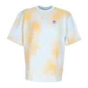 Blauw Oranje Dames T-shirt Zachte pasvorm Adidas , Multicolor , Dames