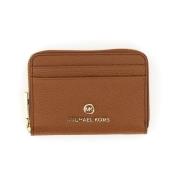 Charm Wallet met Ritssluiting Michael Kors , Brown , Dames