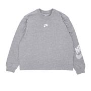 Lange Mouw Sportswear Top Donkergrijs Nike , Gray , Dames