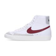 Vintage Hoge Sneaker Wit/Biet/Grijs Nike , White , Heren