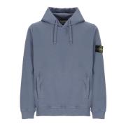 Biologische katoenen hoodie met kenmerkend kompas Stone Island , Gray ...