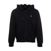 Hoodie met rits en zakken Ralph Lauren , Blue , Heren