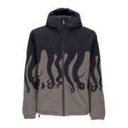 Army Layer Puffer Jas met Capuchon Octopus , Green , Heren