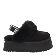 Funkette Slippers UGG , Black , Dames