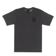 Klassieke H Tee Houtskool T-shirt HUF , Black , Heren