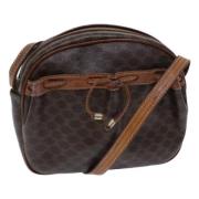 Pre-owned Canvas celine-bags Celine Vintage , Brown , Dames