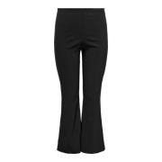 Flared Split Broek in Zwart Only Carmakoma , Black , Dames