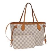 Pre-owned Canvas louis-vuitton-bags Louis Vuitton Vintage , White , Da...