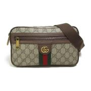 Pre-owned Canvas gucci-bags Gucci Vintage , Beige , Dames