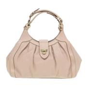 Pre-owned Leather handbags Salvatore Ferragamo Pre-owned , Pink , Dame...