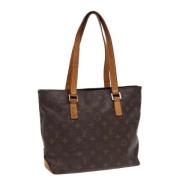 Pre-owned Canvas totes Louis Vuitton Vintage , Brown , Dames