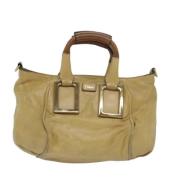 Pre-owned Leather totes Chloé Pre-owned , Beige , Dames