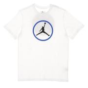 Sportief Crew Neck Tee Wit Katoen Jordan , White , Heren