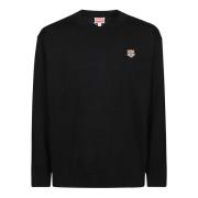 Lucky Tiger Sweater Kenzo , Black , Heren