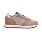 Stevige Nylon Sneakers Sun68 , Beige , Dames