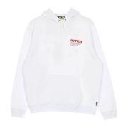 Witte hoodie met kangoeroezak Iuter , White , Heren