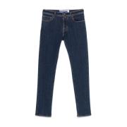 Indigo Blue Slim Fit Denim Jeans Jacob Cohën , Blue , Heren