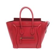 Pre-owned Leather celine-bags Celine Vintage , Red , Dames