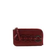 Pre-owned Leather wallets Chloé Pre-owned , Red , Dames