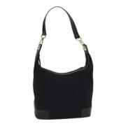 Pre-owned Canvas gucci-bags Gucci Vintage , Black , Dames