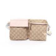 Pre-owned Leather gucci-bags Gucci Vintage , Beige , Dames