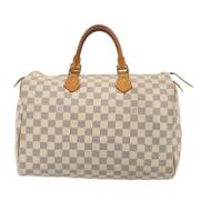 Pre-owned Canvas louis-vuitton-bags Louis Vuitton Vintage , White , Da...