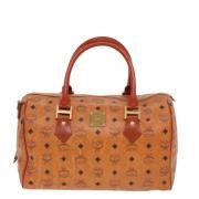 Pre-owned Canvas handbags MCM Pre-owned , Brown , Dames