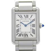 Pre-owned Stainless Steel watches Cartier Vintage , Gray , Dames