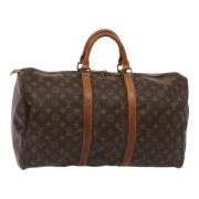 Pre-owned Canvas travel-bags Louis Vuitton Vintage , Brown , Dames