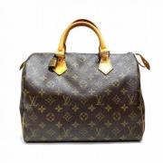 Pre-owned Canvas handbags Louis Vuitton Vintage , Brown , Dames