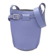 Pre-owned Leather celine-bags Celine Vintage , Purple , Dames