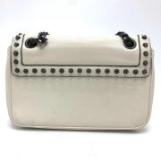 Pre-owned Leather prada-bags Prada Vintage , White , Dames