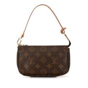 Pre-owned Canvas handbags Louis Vuitton Vintage , Brown , Dames