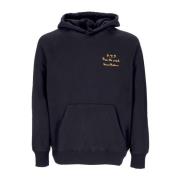 Zwarte Power Hoodie met Kangaroo Zak Element , Black , Heren