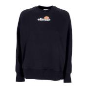 Zwarte Lichtgewicht Crewneck Sweatshirt Ellesse , Black , Dames