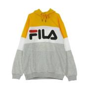 Geblokkeerde Hoodie Lichtgrijs Melange Fila , Multicolor , Heren