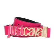 Fuchsia Logo Voor Riem Just Cavalli , Pink , Dames