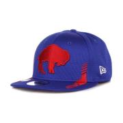 Buffalo Bills NFL Sideline Cap Flat Visor New Era , Blue , Unisex