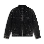 Signature A Denim Jacket Axel Arigato , Gray , Heren